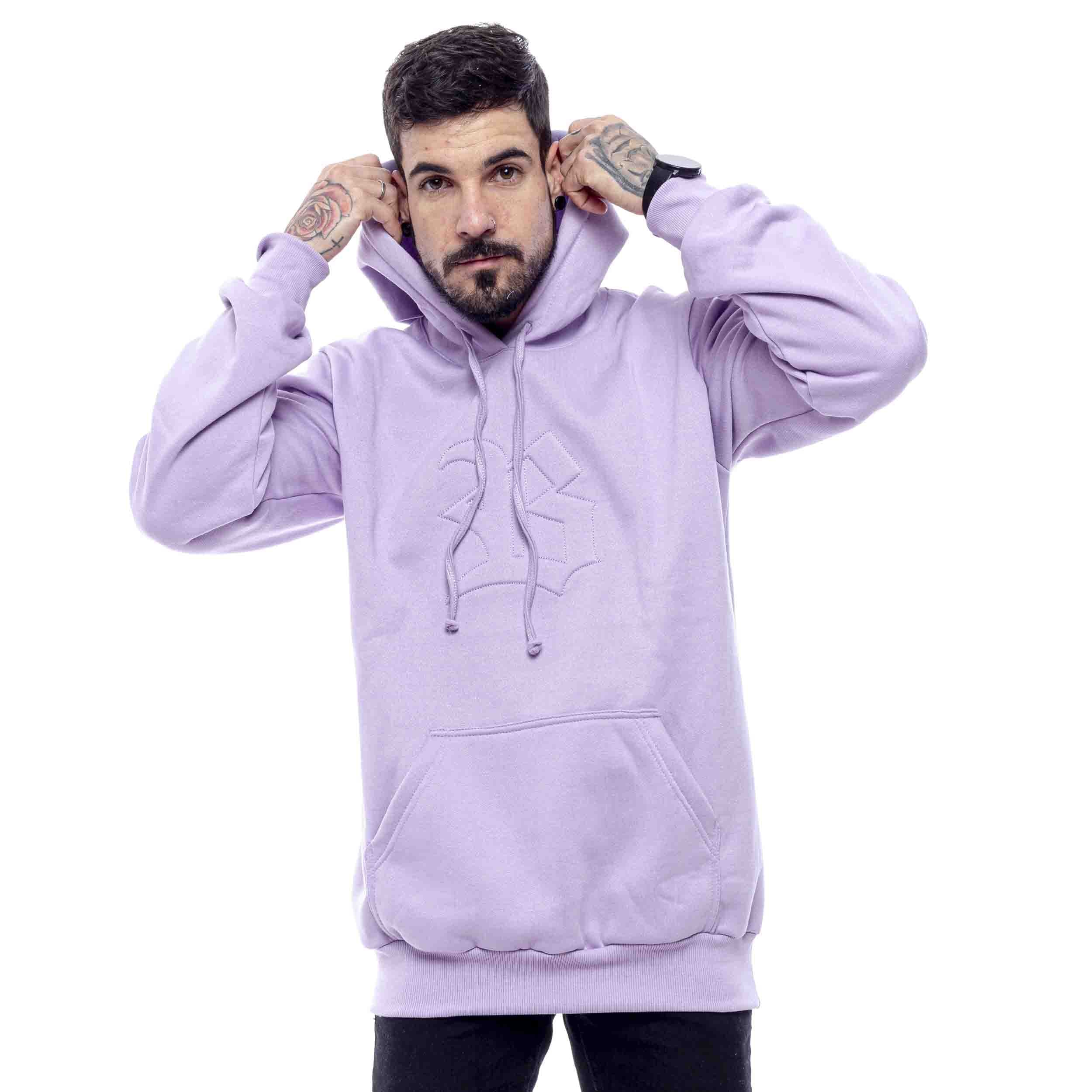 plain lavender moletom com capuz