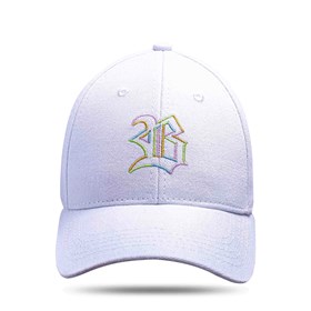 Boné Baseball Hard Hat Branco Logo Colorido