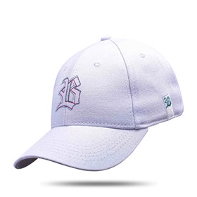 Boné Baseball Hard Hat Branco Logo Verde Àgua Fuchsia