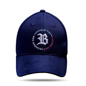 Boné Baseball Hard Hat Circulo Number One Azul Marinho