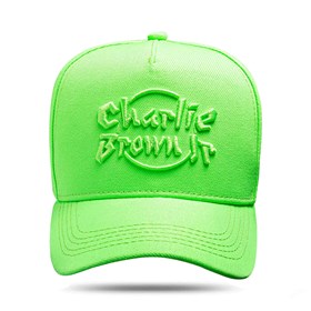 Boné Charlie Brown Jr - Logo CBJR Verde Fluor