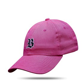 Boné Dad Hat Basic Logo Rosa Fluor