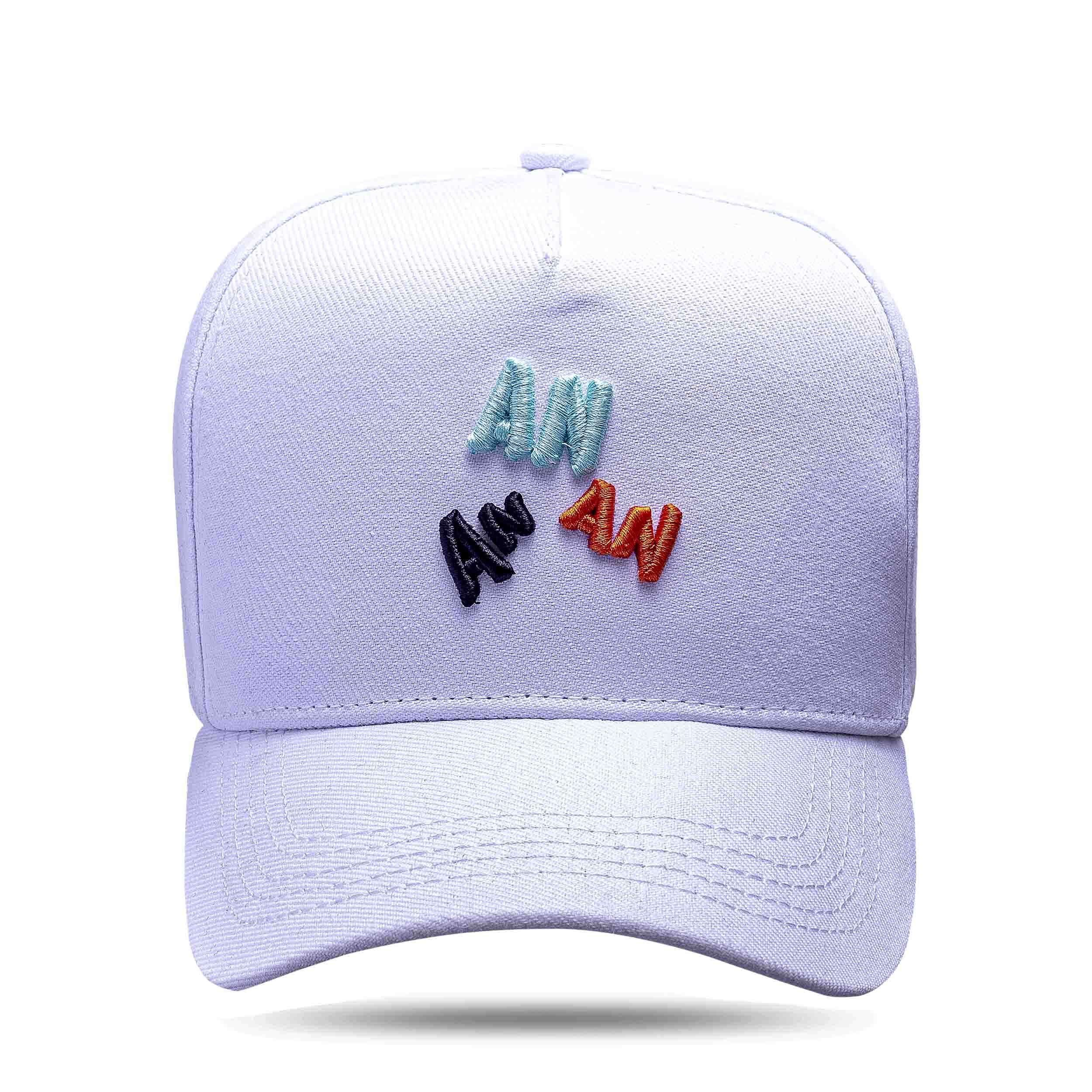 Boné João Gomes An An An Letras Branco Snapback | Blck Brasil