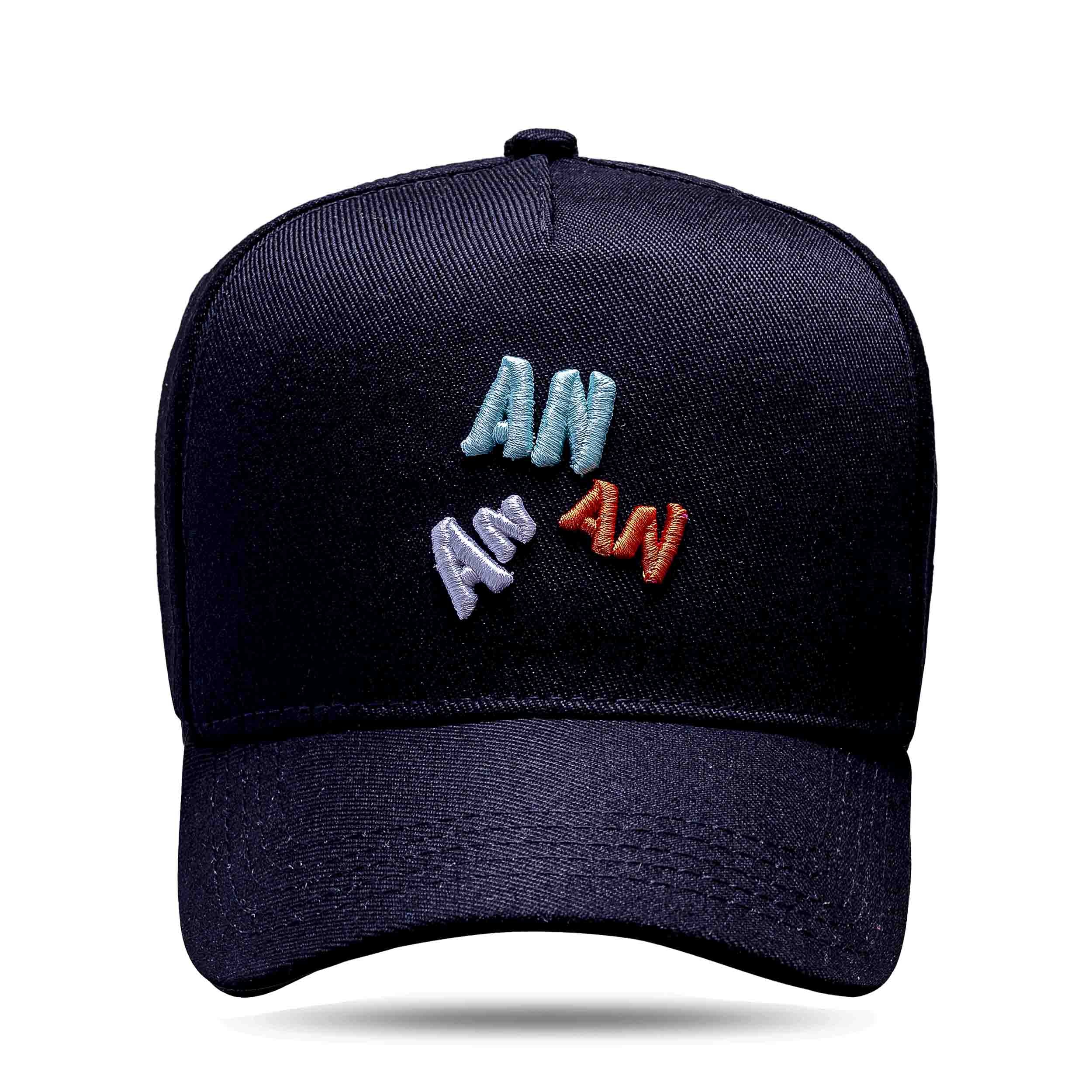 Boné João Gomes An An An Letras Preto Snapback | Blck Brasil