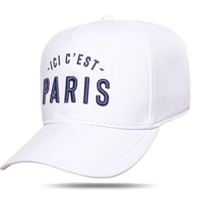 Boné PSG Snapback - Ici C'est Paris Branco