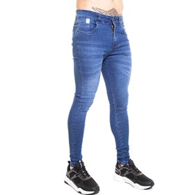 Calça Jeans Azul Lisa Slime
