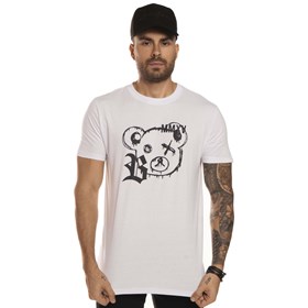 Camiseta Branca Blck Logo Bear MMXV