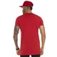 Camiseta Vermelha Long B Countour Branca